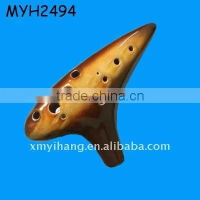 Chinese style 12-holes ceramic ocarina