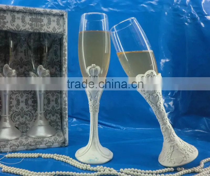 2014 nice butterfly white butterfly casket wedding decoration