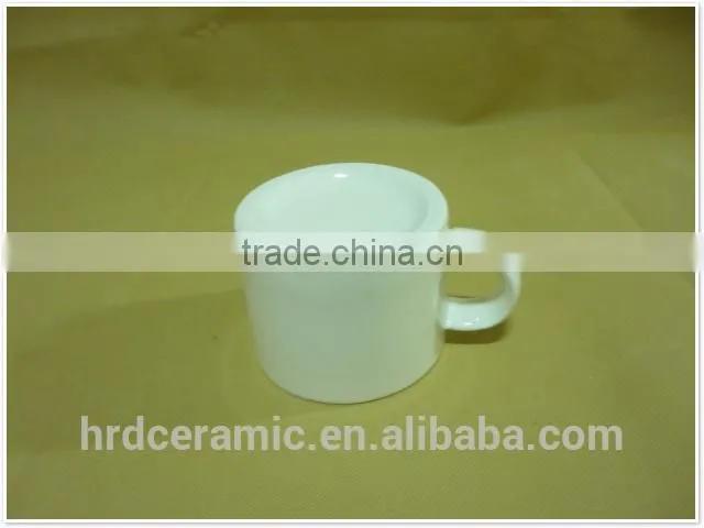 Personalized High Quality White ceramic cup table ware