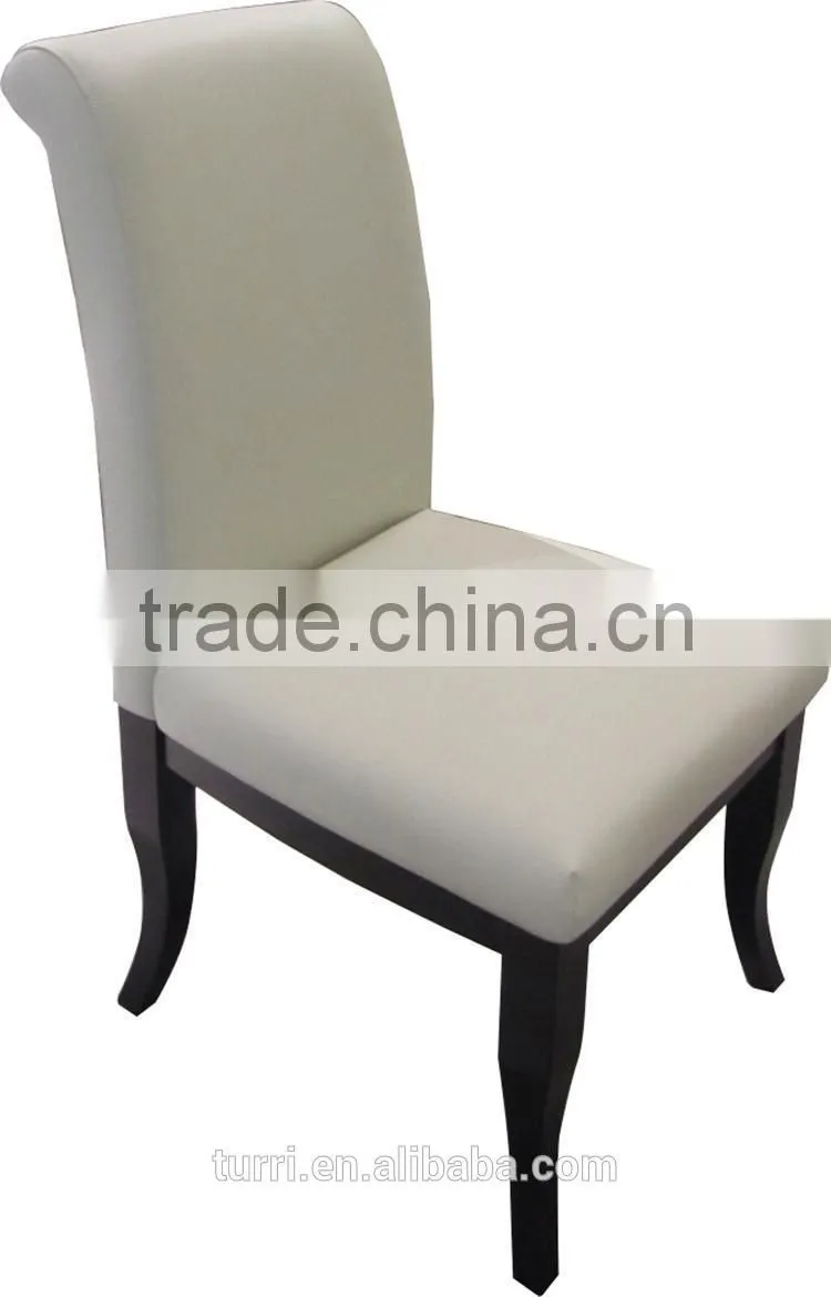 2015 luxury euro style white leather dining chair