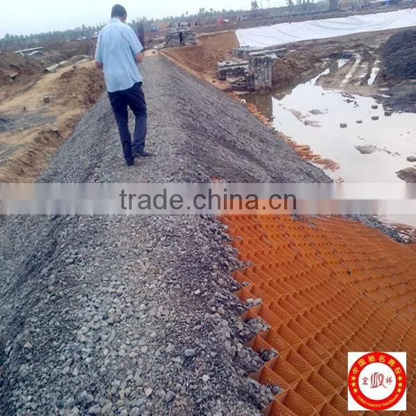 Supply cellular confinement system for soil sand gravel HDPE geocell pavers