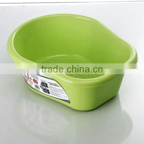 Plastic foot massage bucket without handle