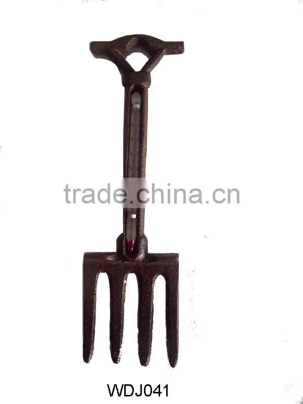 cast iron leaf thermometer crafts