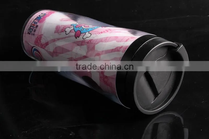 Premium Travel Mug Color Changing Plastic Tumbler