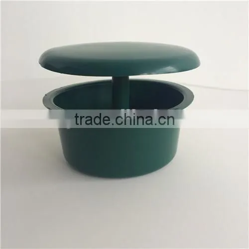 Plastic slug and snail trap for garden
