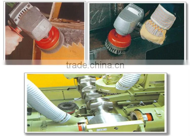 Brass Coated Twist Wire Cup Brush(65mm~150mm)