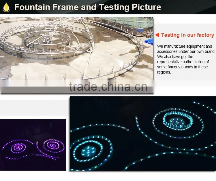 Music dancing for water decoration10m, 12m high jet dry fountain square fountain