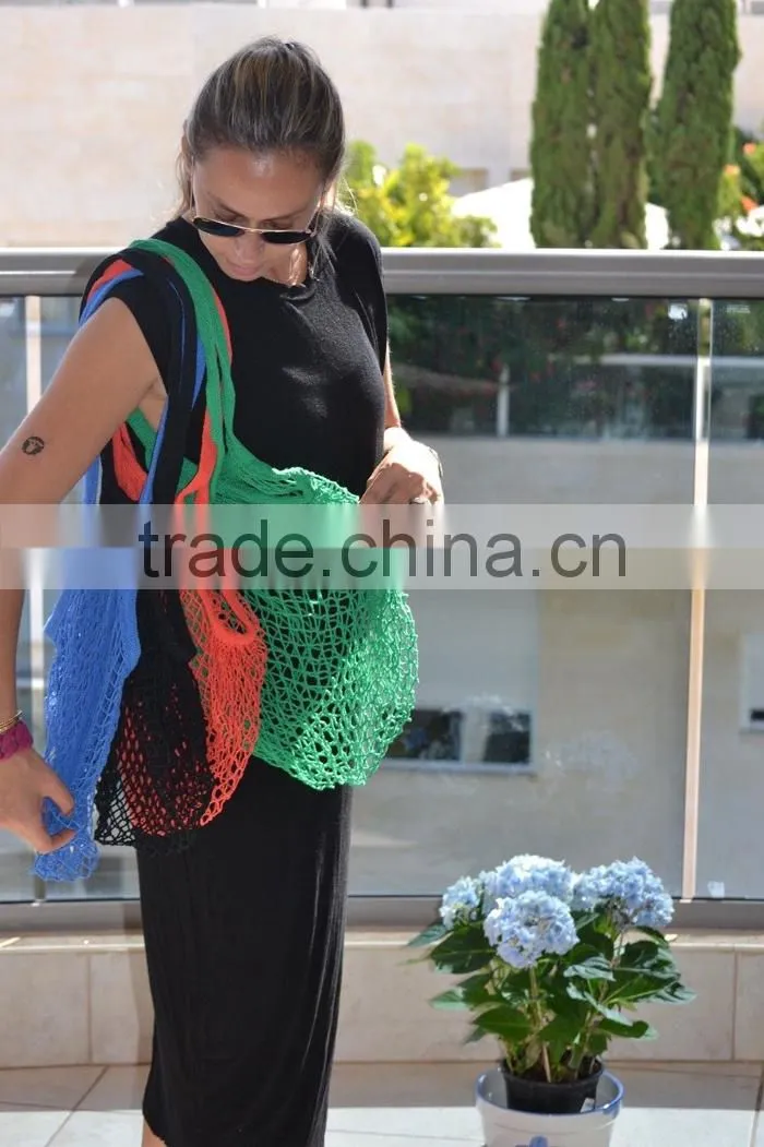 Professional Manufacturer Supplier Cotton Mesh Shopping Bag