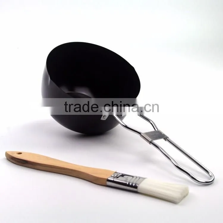High Quality Bbq Sauce Pot with silicone Basting Brush