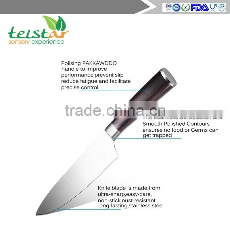 8 Inch Chef Knife High Carbon Stainless Steel Kitchen Knives