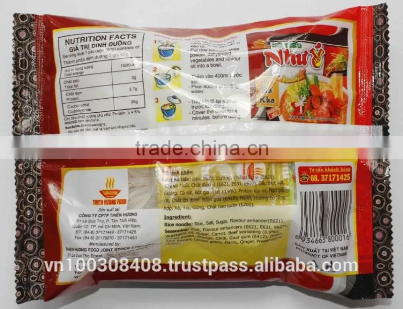 Beef Instant Rice Noodles, HU TIEU VIETNAMESE