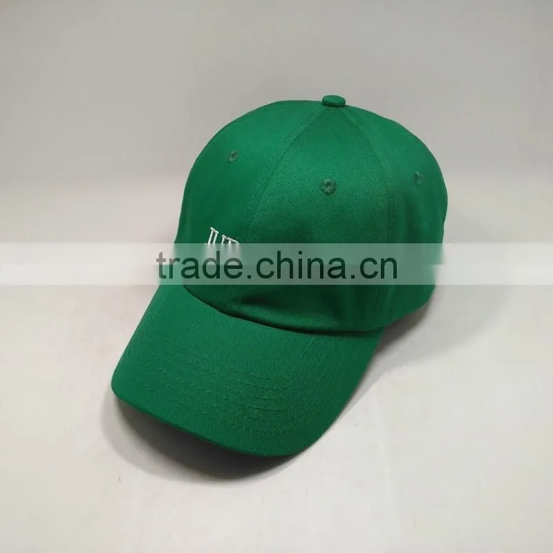 Custom Embroidery Logo Unstructured Dad Cap With Sliding Metal Buckle
