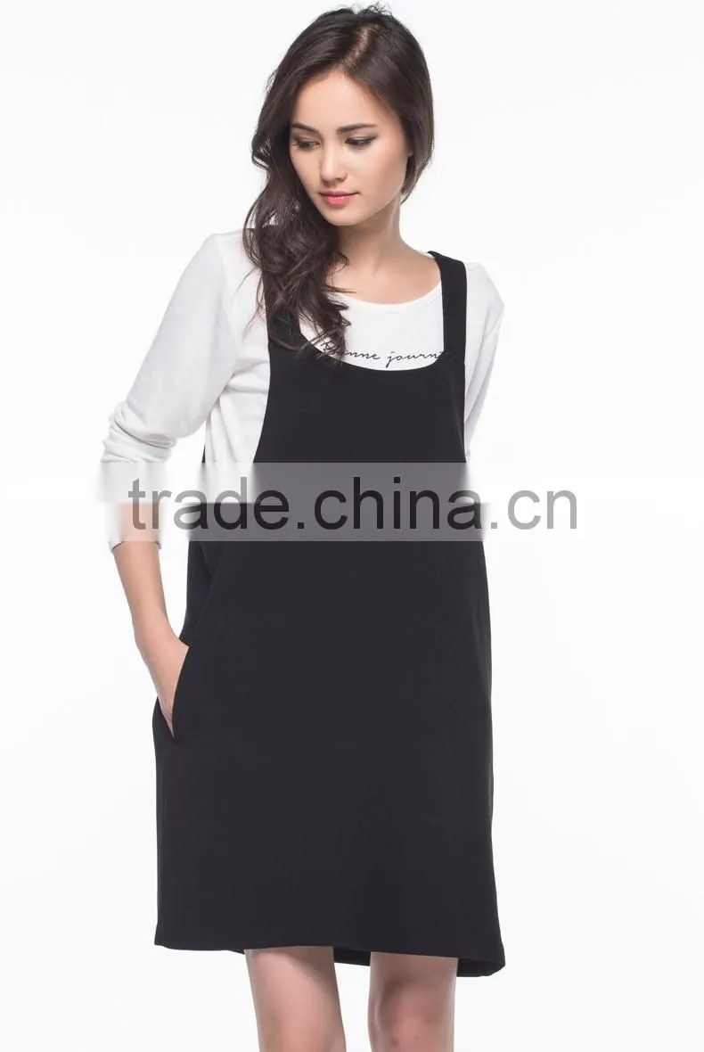 fashion style suspender skirt black mini skirt ladies short skirt designs