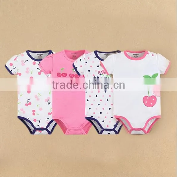 2015 baby clothes 100% cotton bodysuit baby gift box
