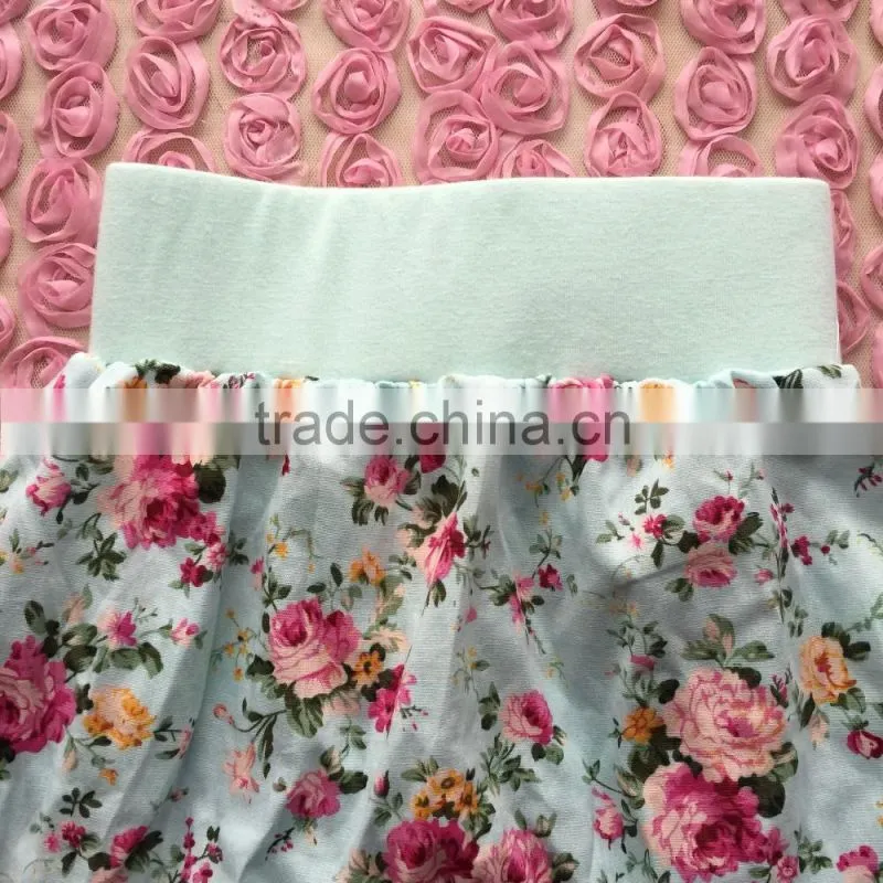 persnickety girls fashion clothes 2 pcs floral cotton print baby pants matching headband