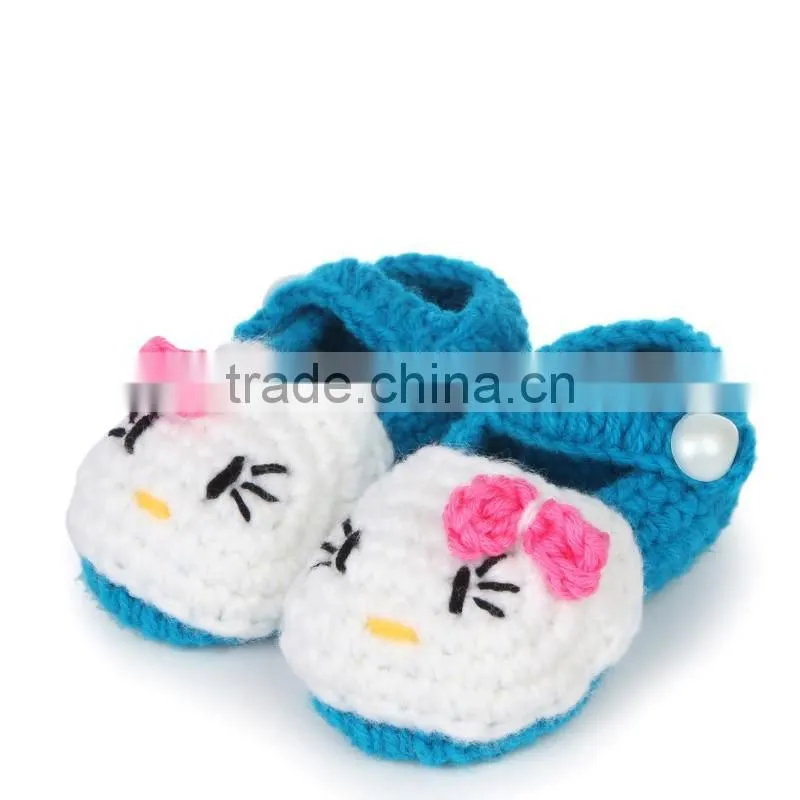wholesale baby adult hand crochet wool shoes LBS20151223-21