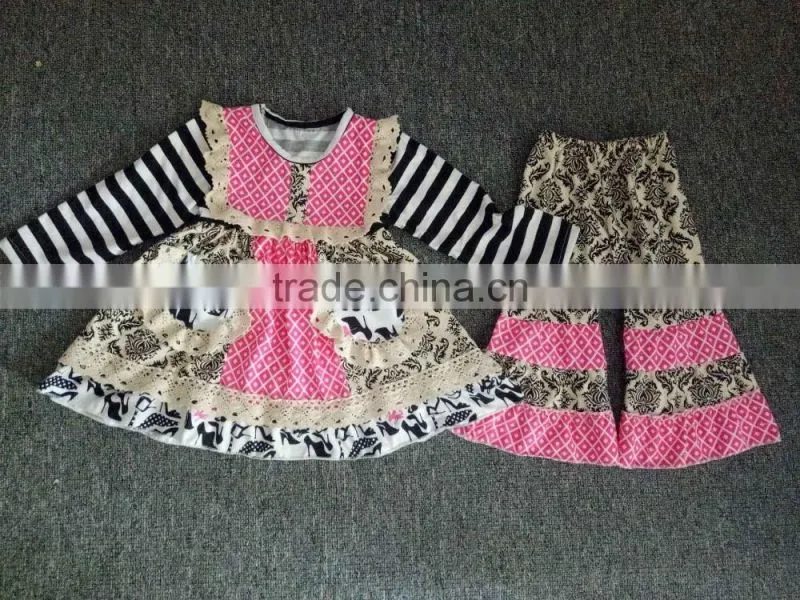 Spring Baby Outfits Girls Boutique Clothing Sets Valentine Kids Outfits