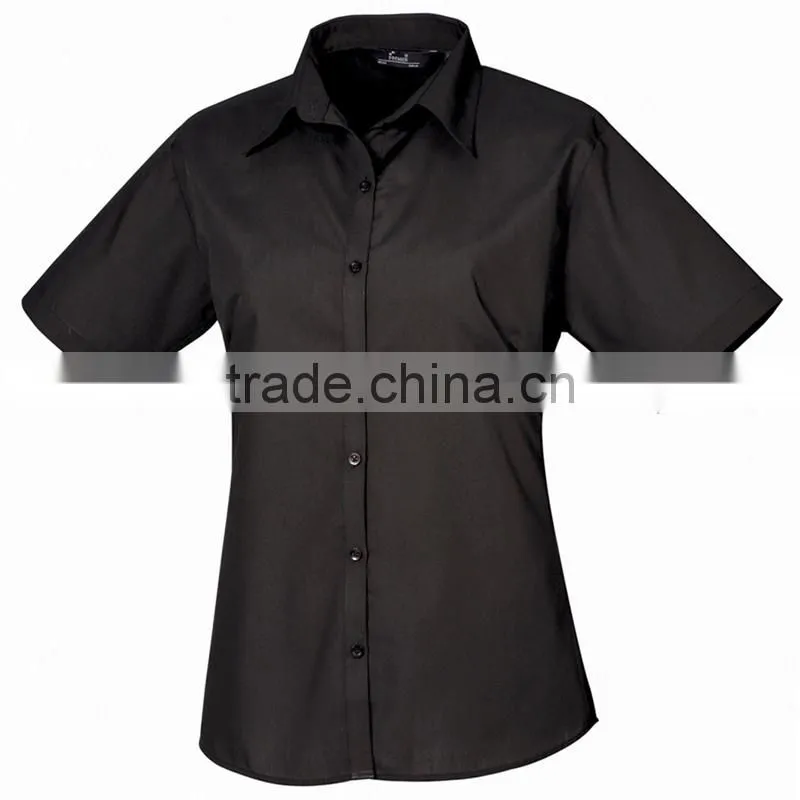 Cotton and Polyester new women work shirts and blouse