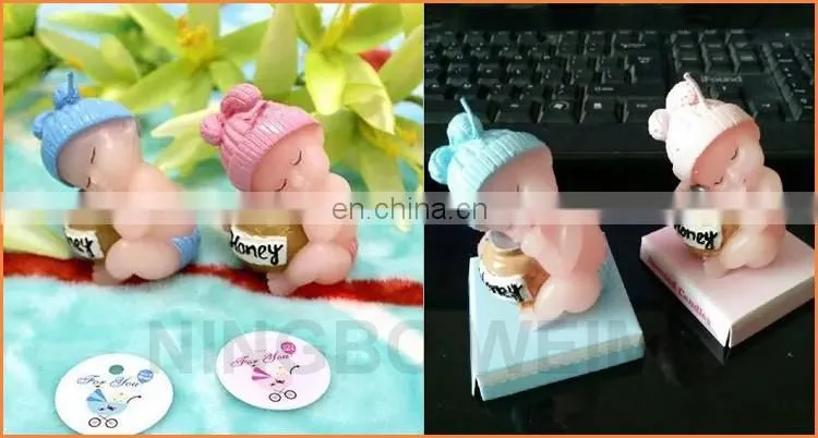 20 Designs New Baby Cute Candle baby birth souvenirs