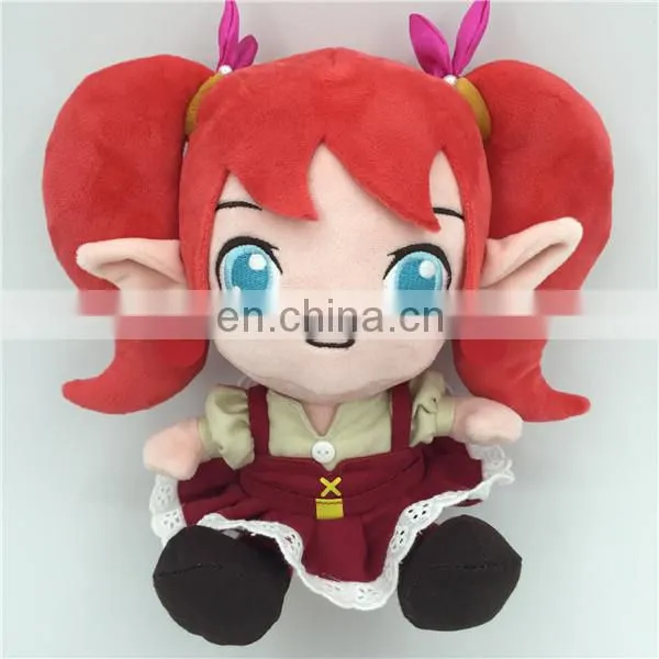 ASTM Test Custom Stuffed Plush Pink Pretty Girl Mermaid Doll 2017 Fashion New Rag Soft Doll Toy