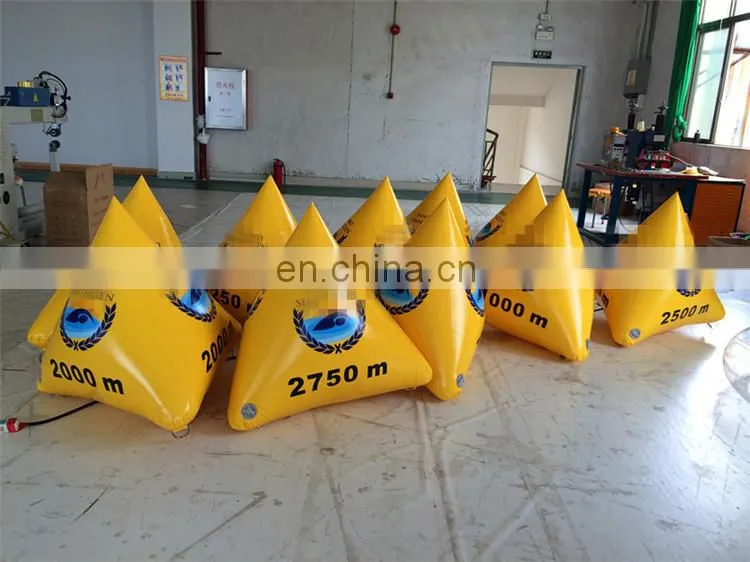 0.6mm PVC tarpaulin air tight OEM water advertising inflatable buoy
