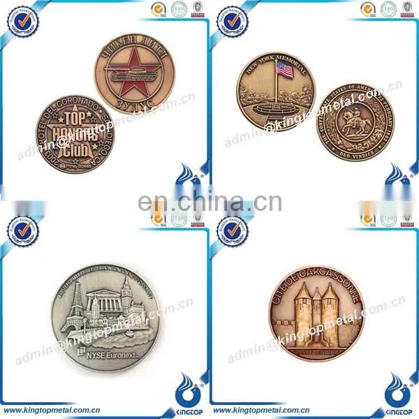 high quality custom coin,metal fake gold cion