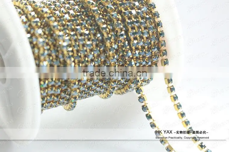 jw0525 High Quality cup chain strass;China Roll DMC Chain;Wholesale cup chain strass