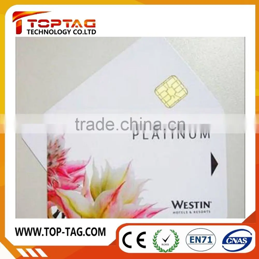 PET SLE4428 / SLE5528 contact ic card for security system