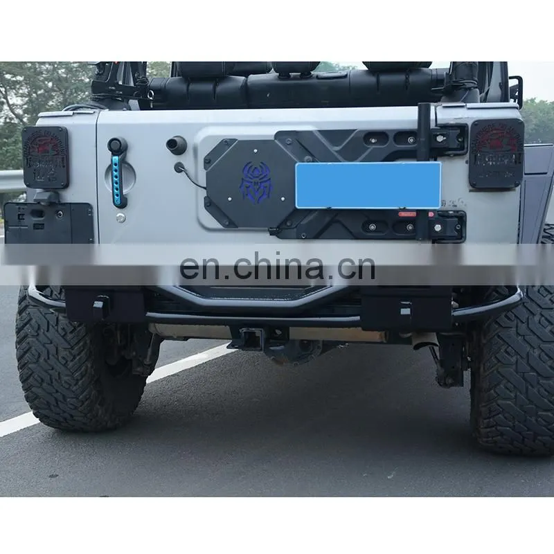 Cobra Rear Bumper for Jeep Wrangler JK 2007+ Auto Accessories Black Steel Rear Bar