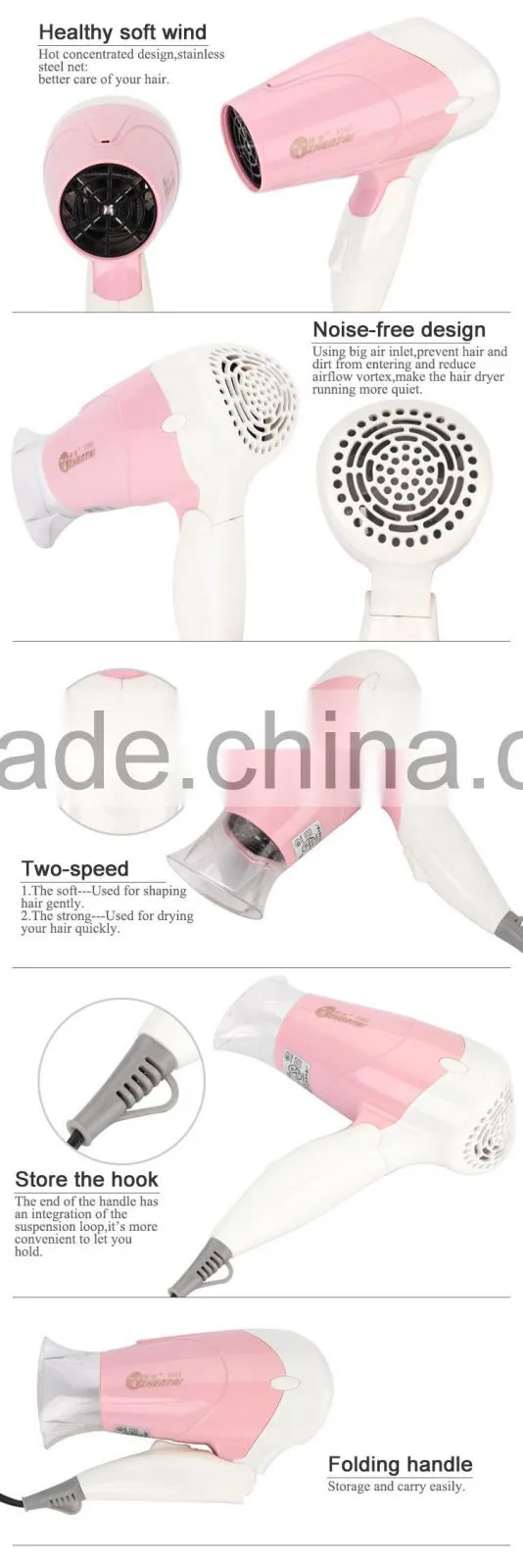 Cheap Price Foldable Mini Hair Dryer with Travel
