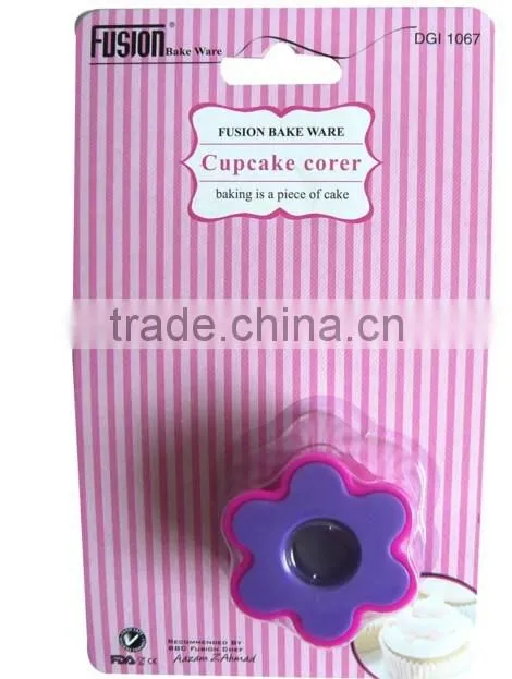 Plastic cake corer, cake cupcake corer,cupcake pluger cutting