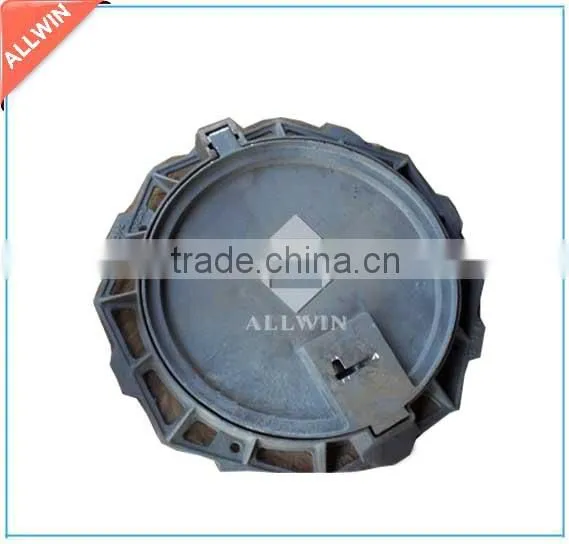 Round Cast Iron Recessed Manhole Cover and frame
