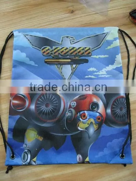 Various styles printed drawstring bag