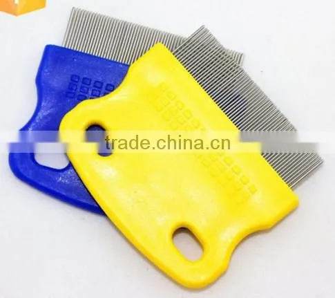 Mini bulk nit free lice comb stainless steel flea comb