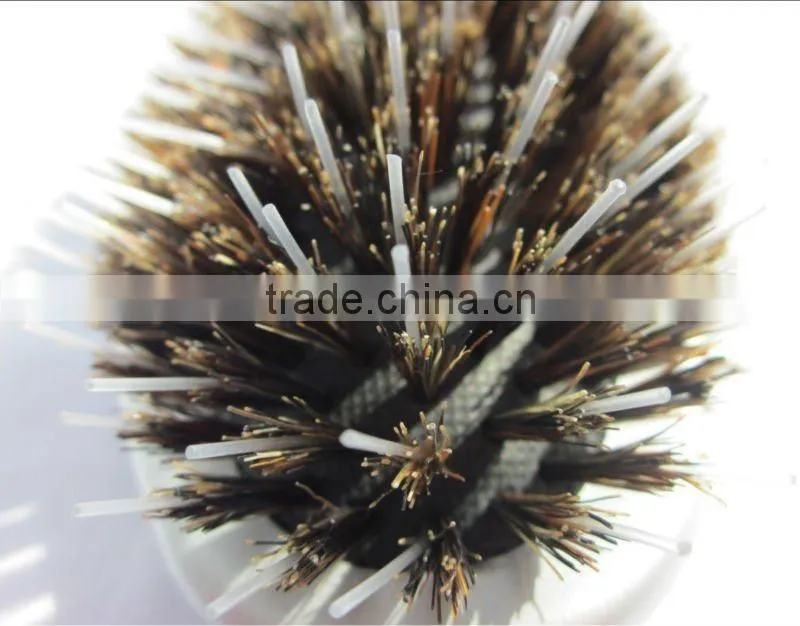 plastic handle bristle hair brush loop brushes