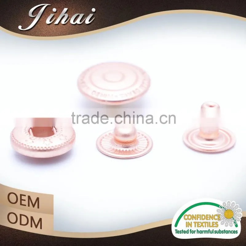 China Manufacturer Clothing Snap Fasteners Button Custom Logo Decorative Snaps