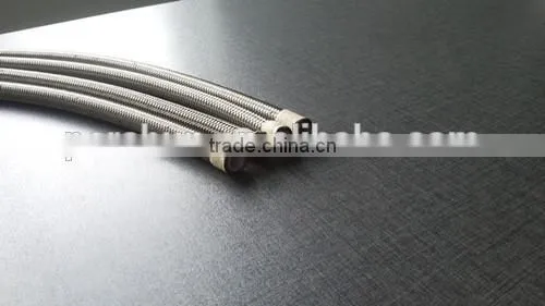 304 Stainless Steel Braided Smooth Surface PTFE Hoses