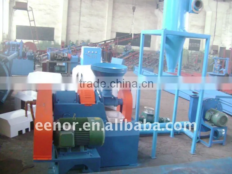 low price hot sale high quality used tire crushing machine into rubber powder from tire recycling