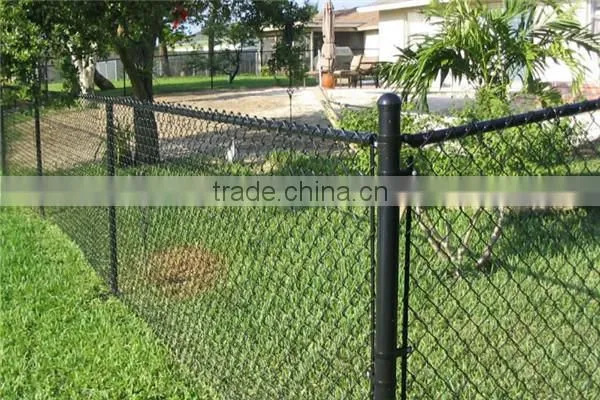 high quality and low price galvanized chain link fence