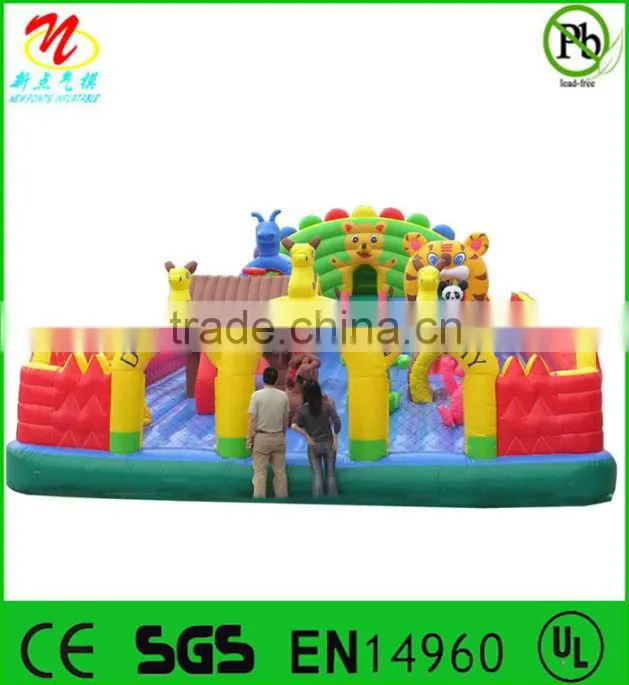large inflatable amusement park,fun city for kids