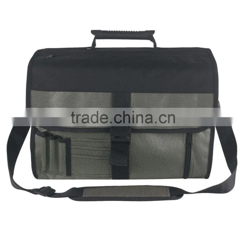 600D many compartments business laptop bag, notebook messenger bag
