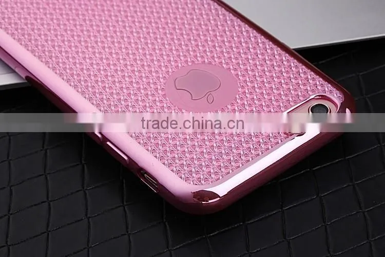 Luxury Clear Electroplating TPU Silicone Gel Soft Case For Apple iPhone 6S / iPhone 6S Plus