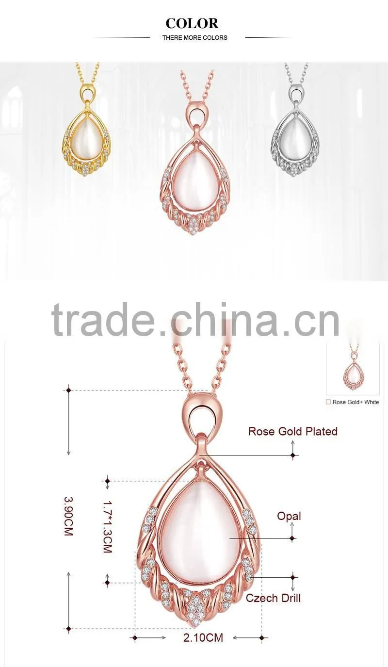 water drop necklace chain graceful and elegant
