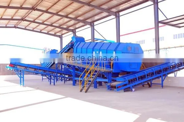 Waste Recycling Plant Trommel Screen For Organic Fertilizer