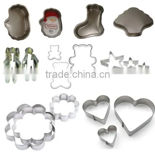 Kitchen bakeware tube cake pan metal tin baking mold for cake