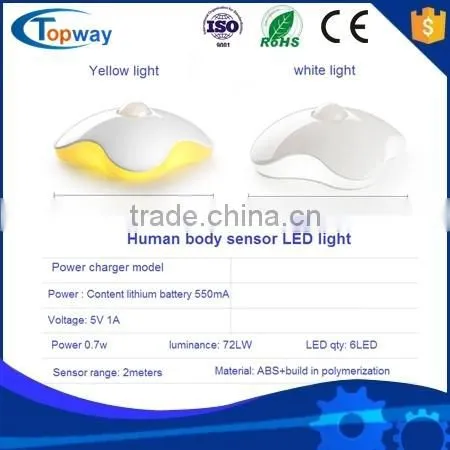 Four Leaf Clover indoor battery operated human body led sensor light
