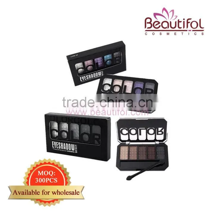 Multi- color baked powder glitter eyeshadow palette, wholesale makeup, small quantity cosmetics, cosmetics eye shadow