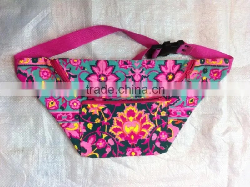 Best selling Print Neon Canvas belt bag