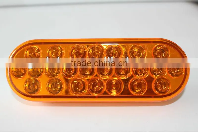 12/24V 6 inch oval led truck turn light,led brake light