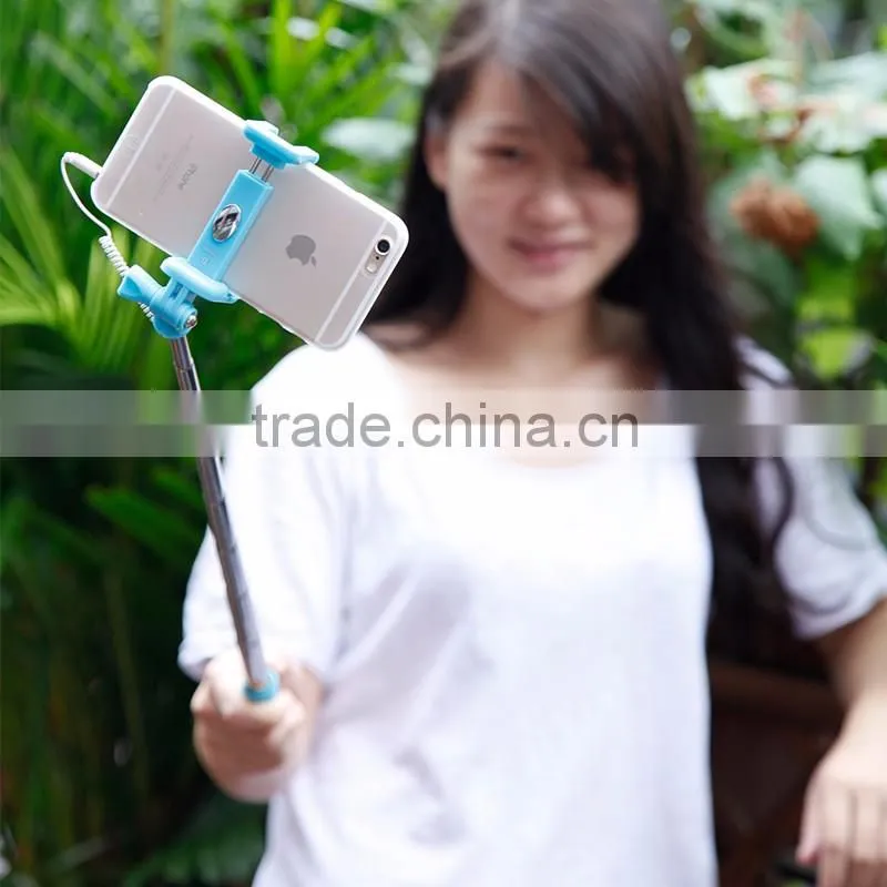 Baseus 13.5-70cm Selfie Stick View Series Mini Selfie Stick Stainless Steel Wire Control For Mobile Phone TB-0235
